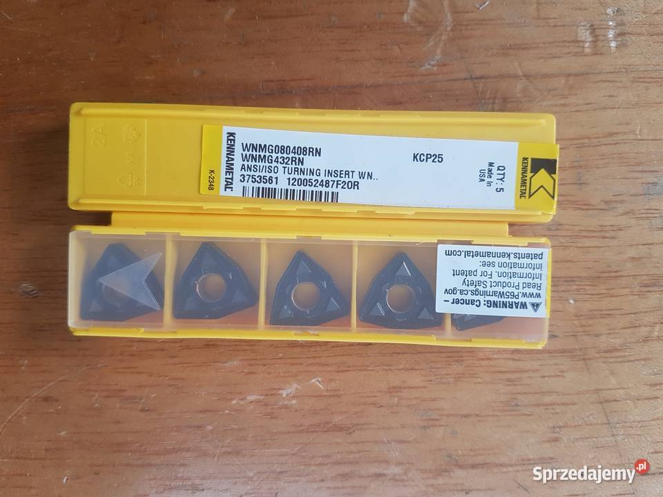 Płytka tokaraka WNMG080408 KENNAMETAL KCP25 Gliwice