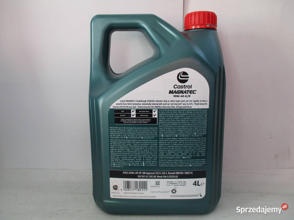 Castrol Magnatec 10W40 A3B4 4L Sklep ŁódźBałuty