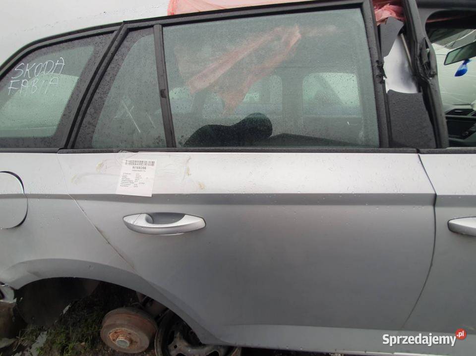 DRZWI PRAWE TYŁ SKODA FABIA III LA7W Lipno sprzedam