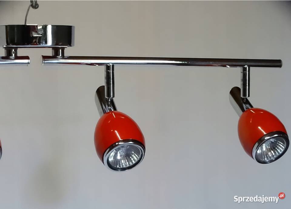 Colors czerwony lampa sufitowa spot 4punktowa Biłgoraj