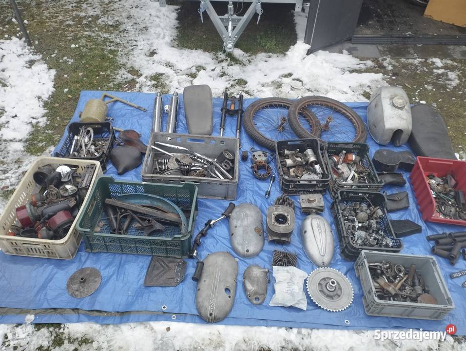 Wyprzedaż kolekcji części wsk wfm simson jawa