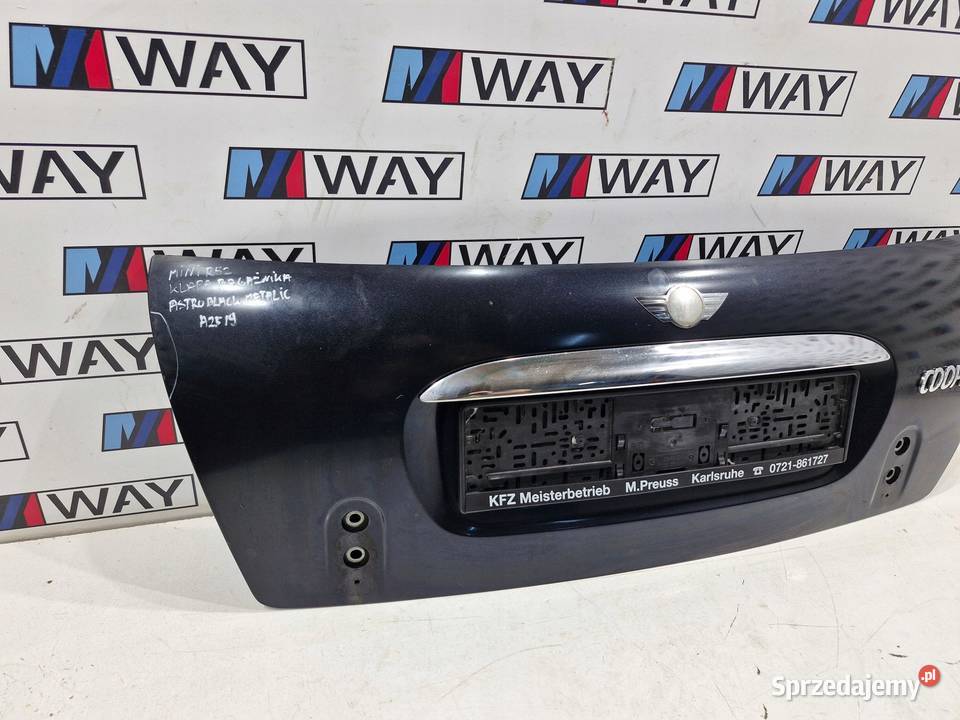 MINI COOPER R52 KLAPA BAGAŻNIKA TYŁ TYLNA A259