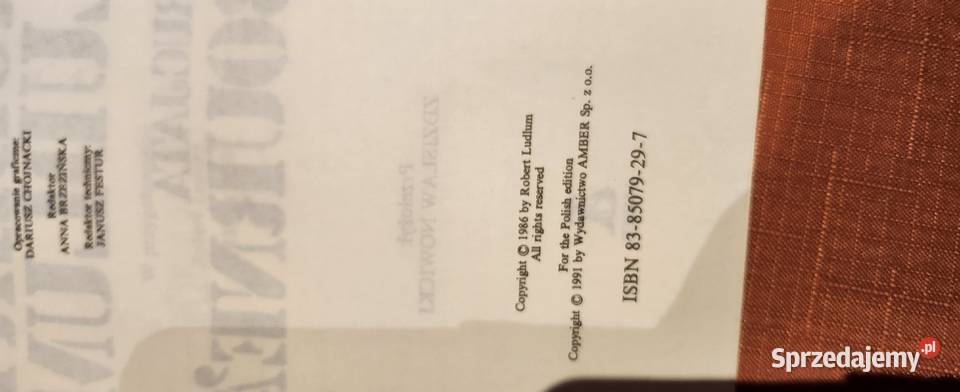 Książki Roberta Ludluma 4 śląskie Gliwice