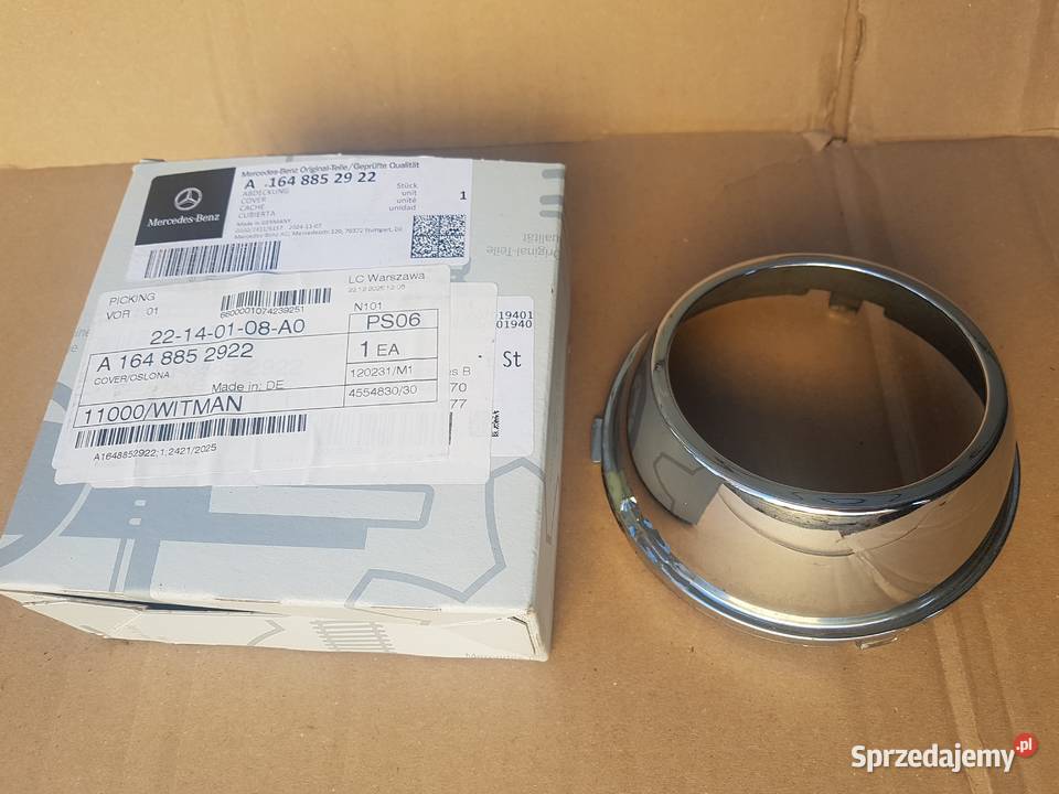 osłona halogenu Mercedes ML 164 lewa strona A164 lewe pomorskie