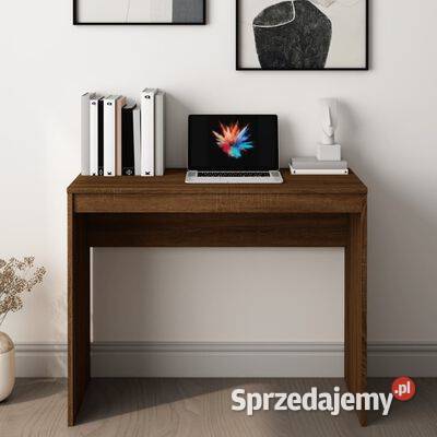 vidaXL Biurko brązowy dąb 90x40x72 materiał Warszawa
