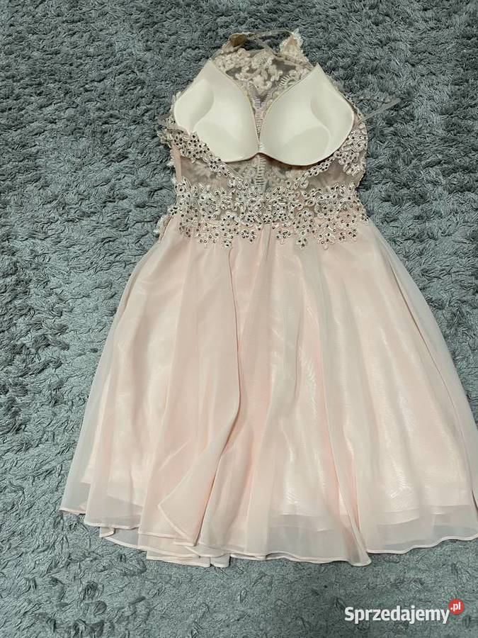 Sukienka weselna balowa rozmiar xs 34 lubelskie Chełm