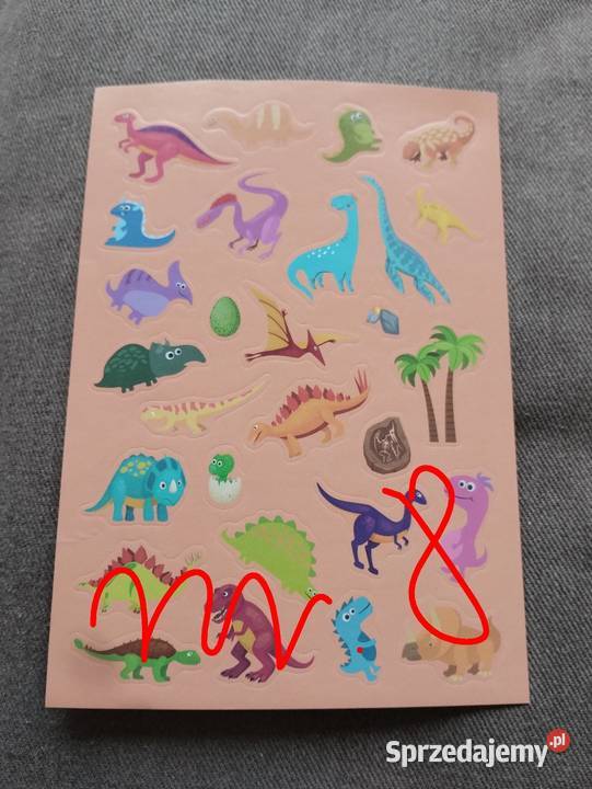 Naklejki dinozaury Artykuły szkolne Siemiatycze
