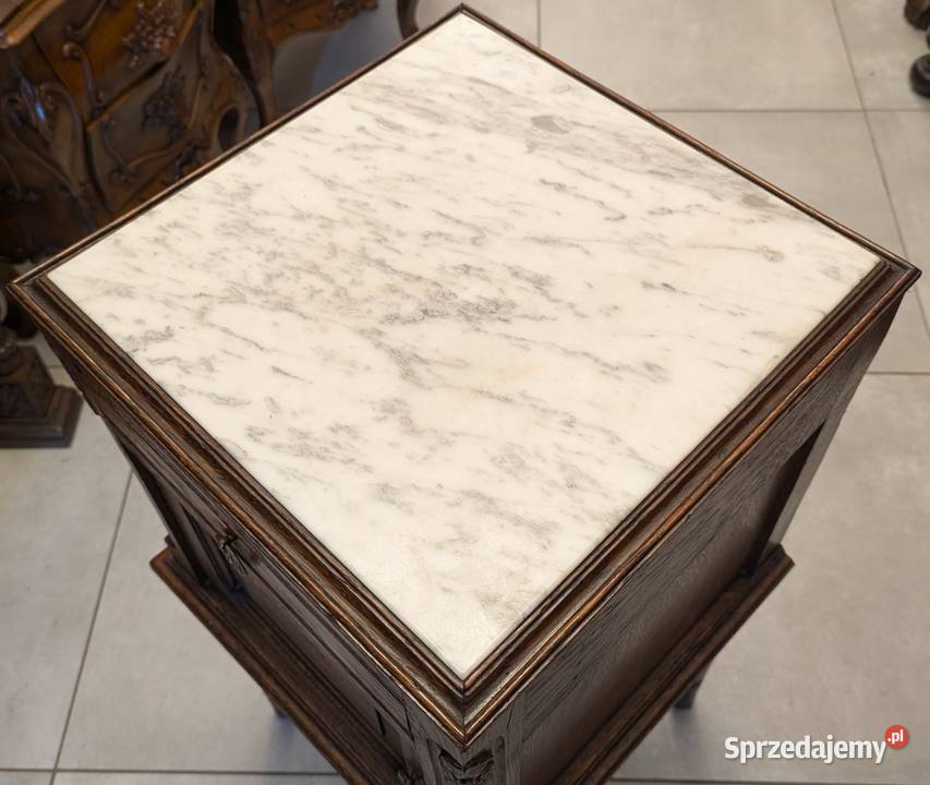 Piękna dębowa szafka secesyjnasklep Dąbrowa Dąbrowa Górnicza