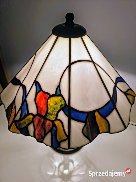 Lampa witrażowa stołowa nocna biurowa Tiffany Lampy stołowe i nocne Zaręba