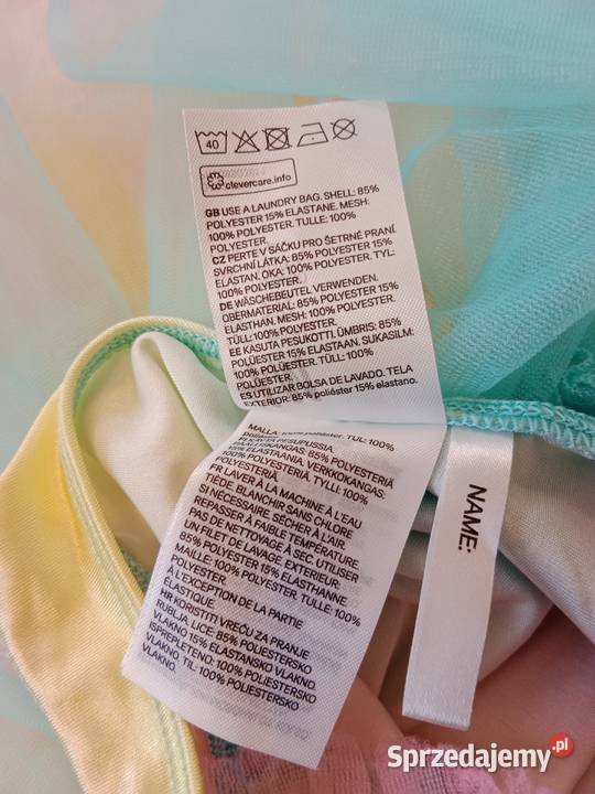 Kostium do tańca z tiulowym dołem HM wielkopolskie Poznań