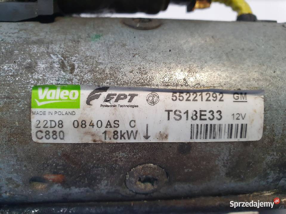 ROZRUSZNIK Opel Corsa D 13 CDTI valeo 55221292 Chełm