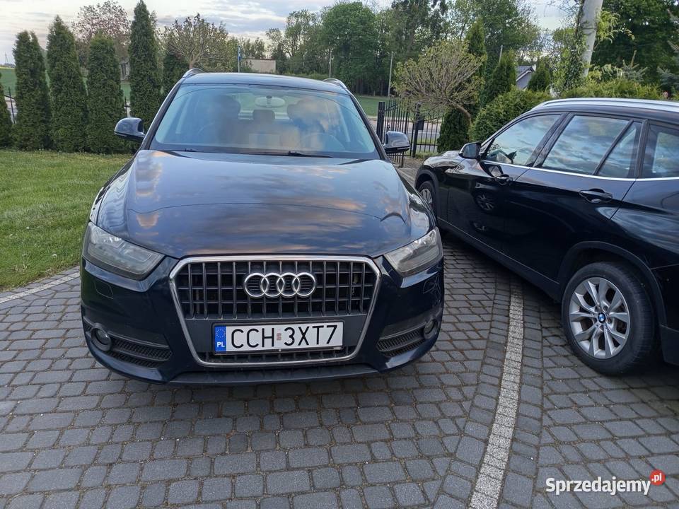 Audi Q3 20 TDI 2012 z Niemiecserwisnavi sprawna Rok produkcji 2012 kujawsko-pomorskie Chełmno