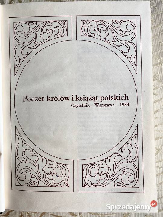 Wizerunki Książąt i Królów Polskich Poczet filozofia, historia filozofii Kraków
