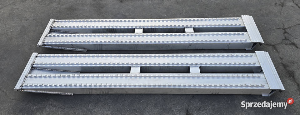 Najazdy aluminiowe 5 ton 2800x380x90mm mocowanie Lubanie sprzedam