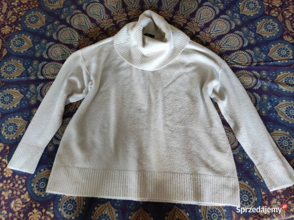 sweter z golfem golf kardigan ciepły szeroki Kielce