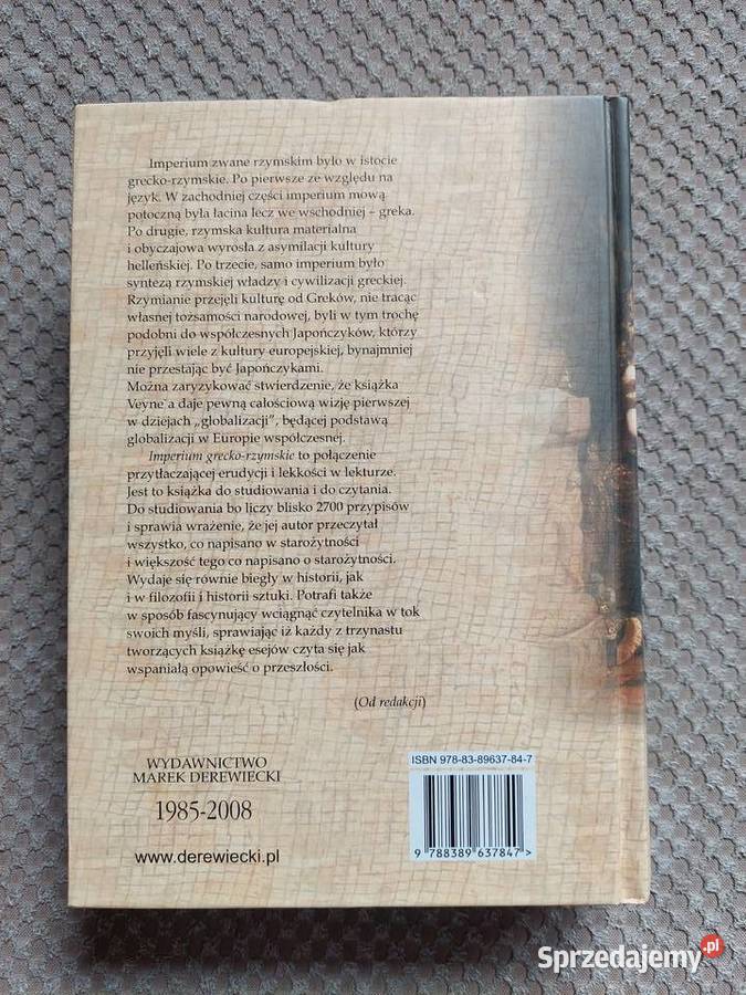 nowa Imperium greckorzymskie Paul Veyne małopolskie Kraków