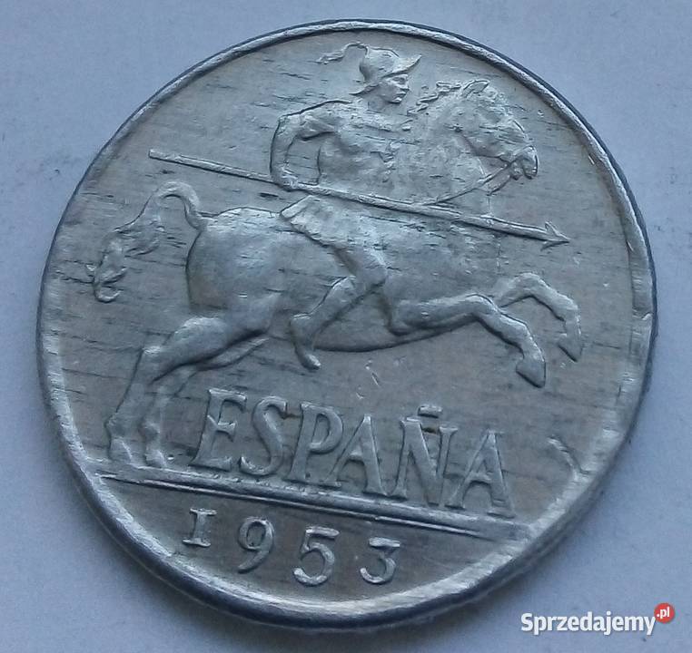 HISZPANIA-10 CENTÓW-1953 r (FRANCO)