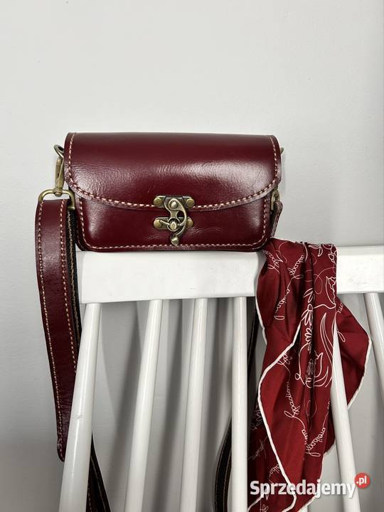 Burgundowa torebka Bielany Wrocławskie