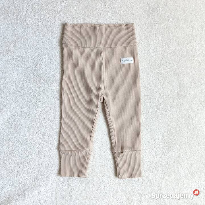 Dwupak legginsy prążkowane niemowlęce bawełniane Szczecin