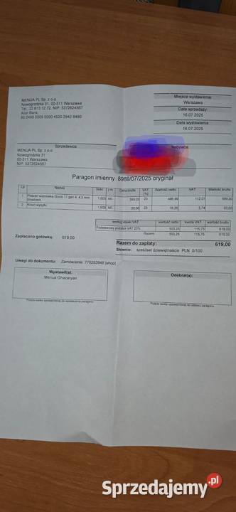 Replika CO2 Glock 17 Gen4 wielkopolskie Mosina