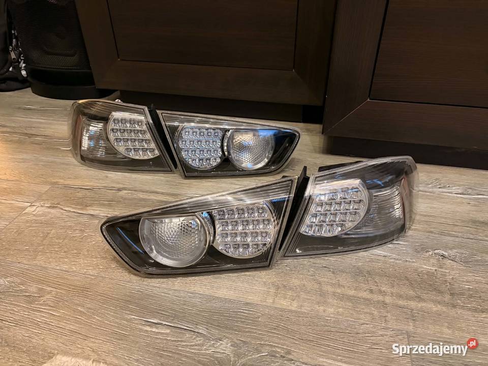 Lampy tył clear led Mitsubishi Lancer VIII X EVO Mińsk Mazowiecki sprzedam