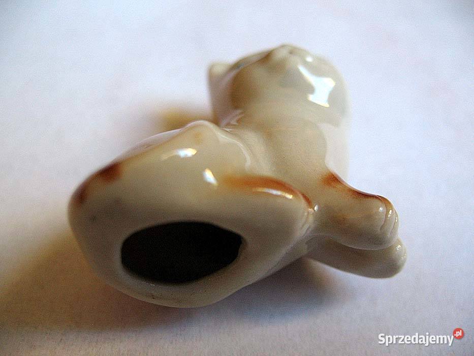 Kot uroczy mały kotek porcelana Figurka 35 x 35 Siedlce