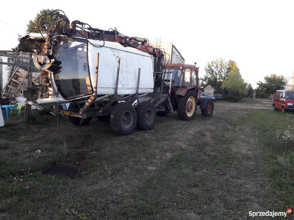 Przyczepa leśna Pronar z hds zrywka lubuskie Połęcko sprzedam