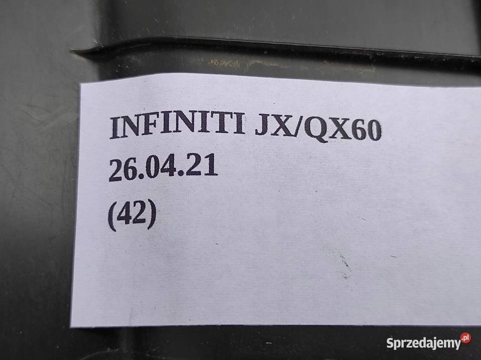 OSŁONA BOCZNA DESKI ROZDZIELCZEJ INFINITI QX60 osobowe wielkopolskie