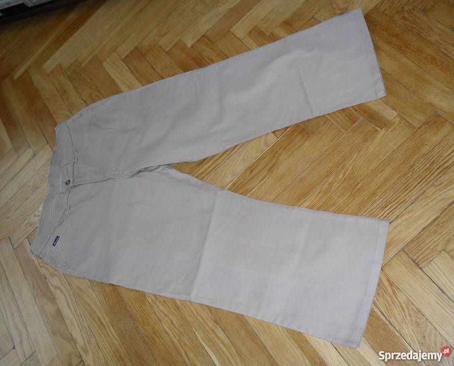 MAXIMOONBEŻOWE JEANSOWE SPODNIE R50 łódzkie Łódź