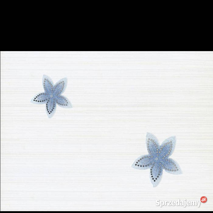 Dekor Stokrotka blue 25 x 333 Kwadro Paradyż Płytki ścienne