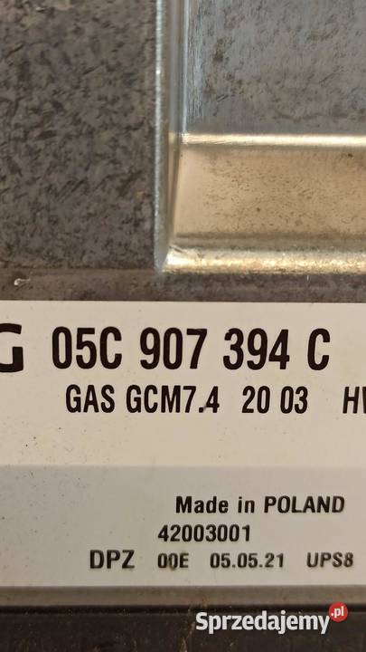 AUDI A3 8Y KOMPUTER SILNIKA 10 TSI 05C907394C dolnośląskie