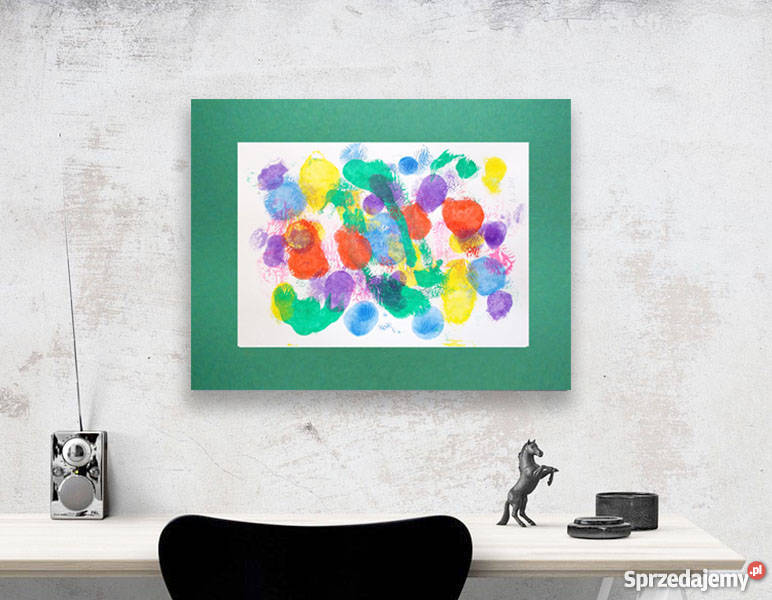 kolorowa dekoracja do pokoju nowoczesny obraz Opole