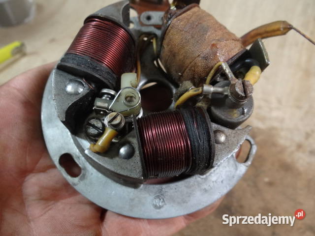 zapłon magneto koło Simson SR 2 org DDR Układ elektryczny, zapłon Żary