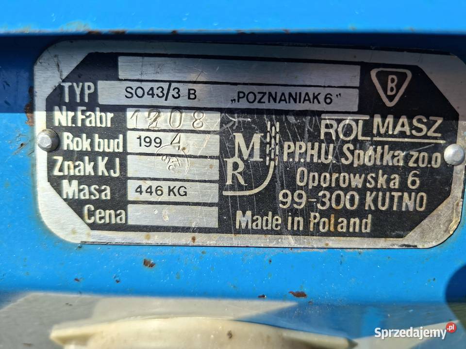 Siewnik poznaniak Maszyny rolnicze Klonowa sprzedam