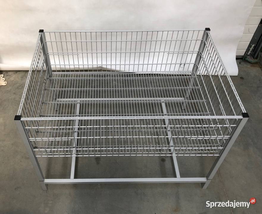 STÓŁ KOSZ PROMOCYJNY wysypowy ekspozycyjny szary Ostrołęka