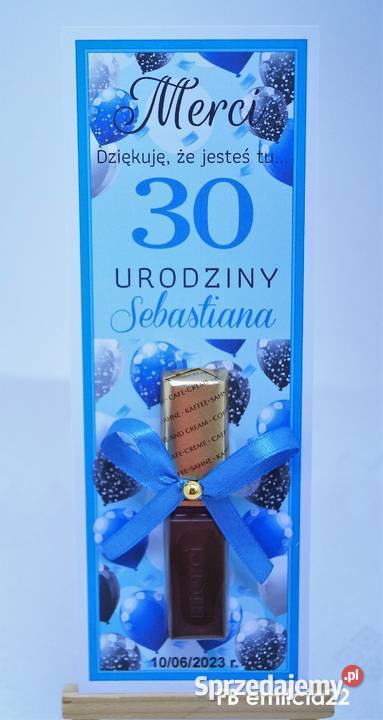 Merci jako podziękowanie gości z okazji urodzin Zielona Góra