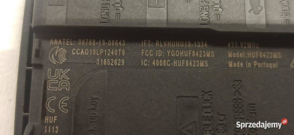VOLVO XC40 KLUCZYK PILOT 31652629