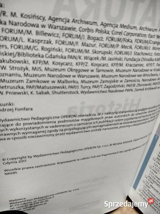 Historia operon vademecum maturzysty Warszawa sprzedam