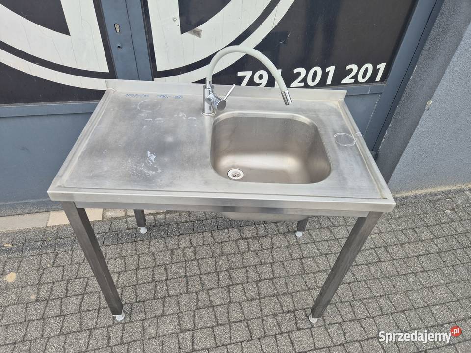 Stół Zlew Jednokomorowy Stal Nierdzewna 1006085 wielkopolskie
