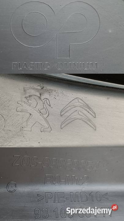 PEUGEOT PARTNER II LIFT KRATKA ZDERZAKA LEWY