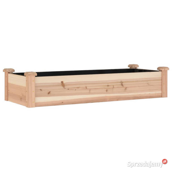 Podwyższona rabata z wyściółką 120x45x25 drewno Warszawa