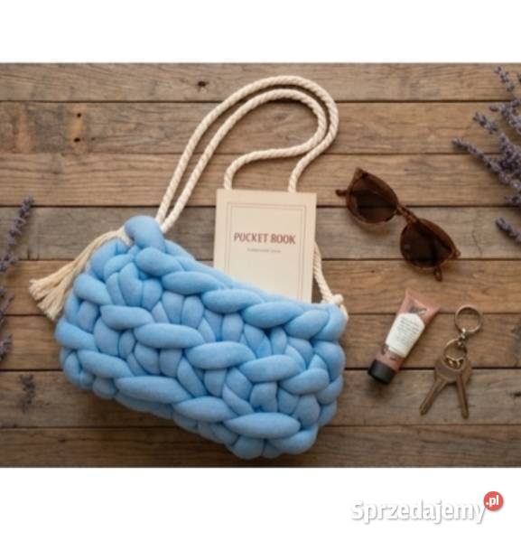 Torebka Marshmallo crochet ręczne robiona