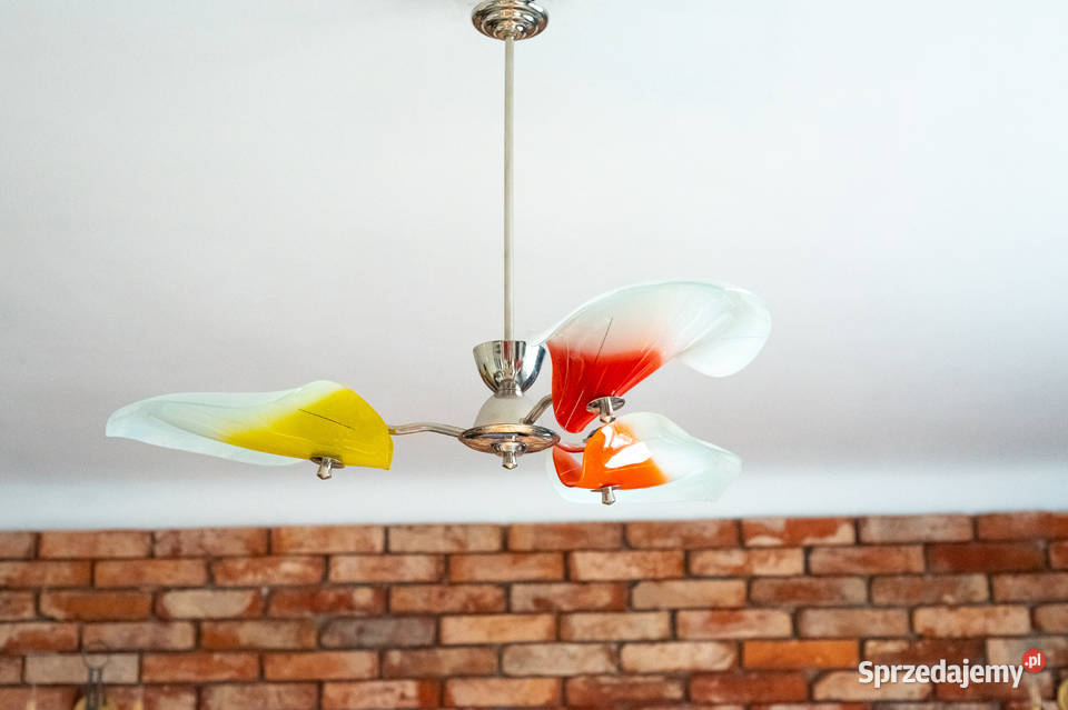 Żyrandol lata 60 Look PopArt MidCentury Vintage Dąbrowa Górnicza