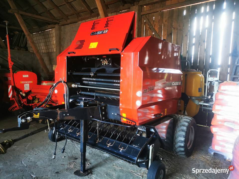 Prasa Belująca case rb 344 br 6090 Trawy, słoma Kobylin-Borzymy