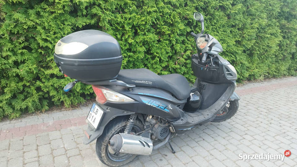 Skuter Barton Falcon 125 EFI z 2016 6589 OC do Lublin sprzedam