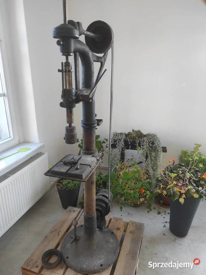 Wiertarka pionowa bez slnika kolumnowa słupowa