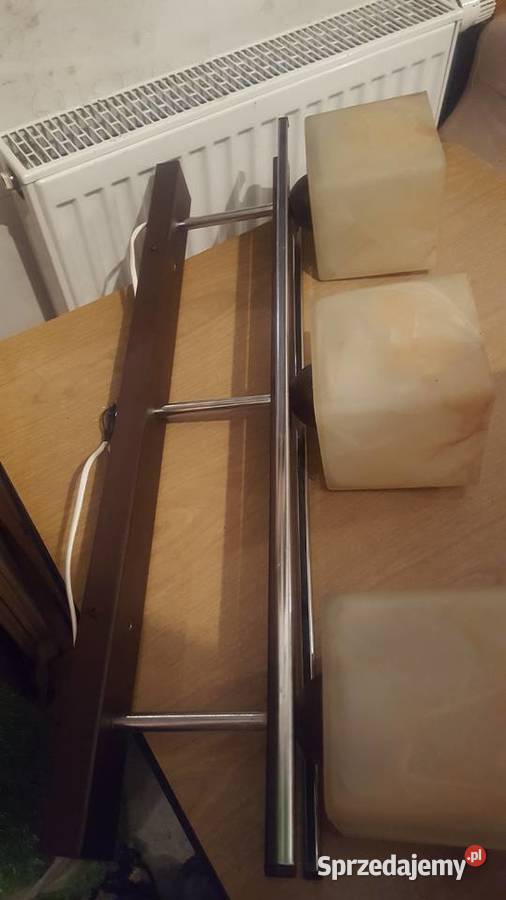 NOWA Nowoczesna lampa sufitowa 3punktowa szkło