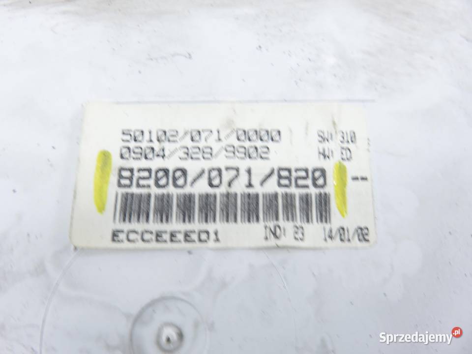 LICZNIK RENAULT SCENIC I FL 16 8200071820