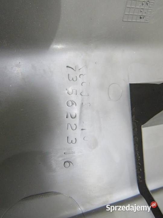 OSŁONA PROGU SŁUPKA LEWA FIAT 500X 735622316 Podszybia