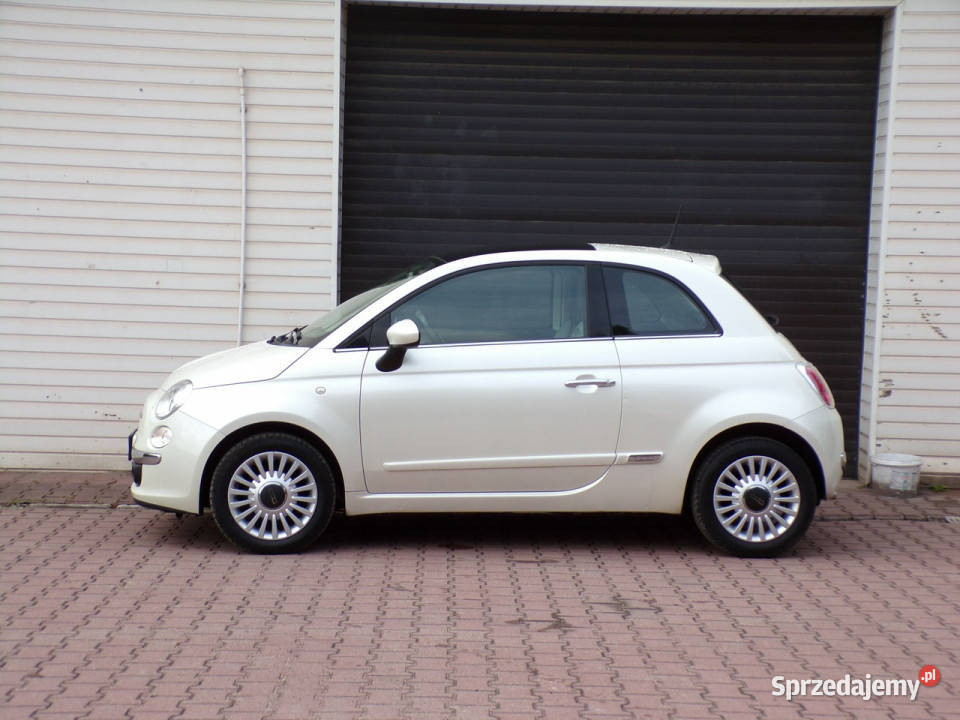 Fiat 500 BiałaPerła Gwarancja 2012r I 2007 immobilizer Samochody osobowe Mikołów